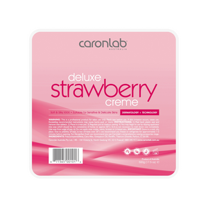 deluxe strawberry creme hard wax for hair removal