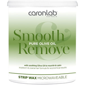 Caronlab Pure Olive Oil Strip Wax - Microwaveable 400g ( Qty of 5) strip wax for hair removal